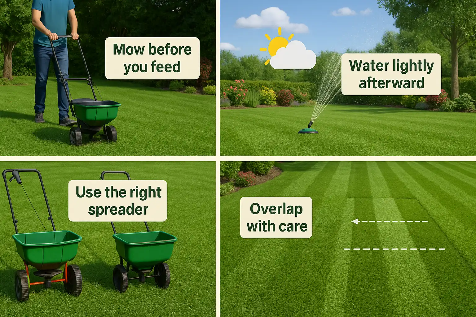 How to Apply Lawn Fertilizer the Right Way